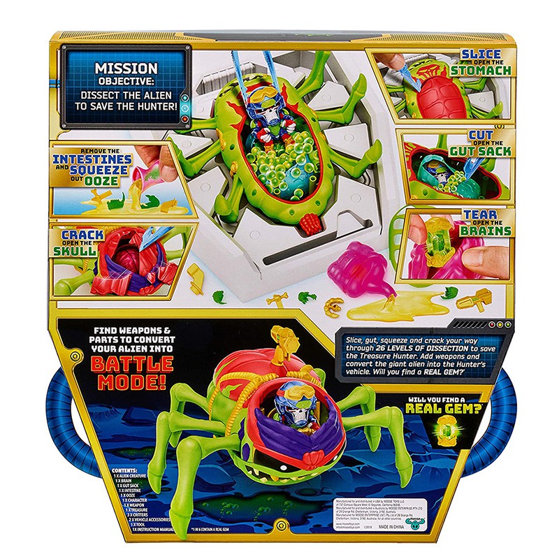 Treasure X alien dissection spider bug 