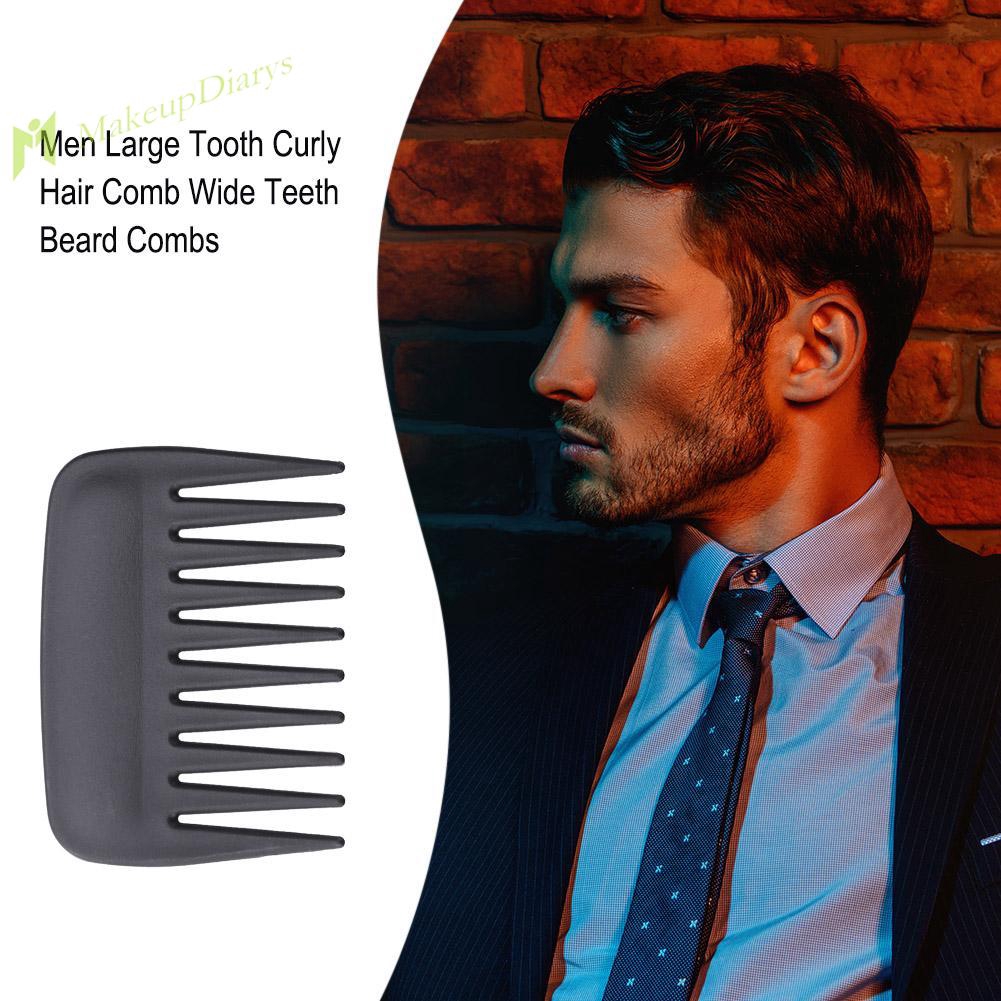 Professional Men Large Tooth Curly Hair Comb Wide Teeth Beard