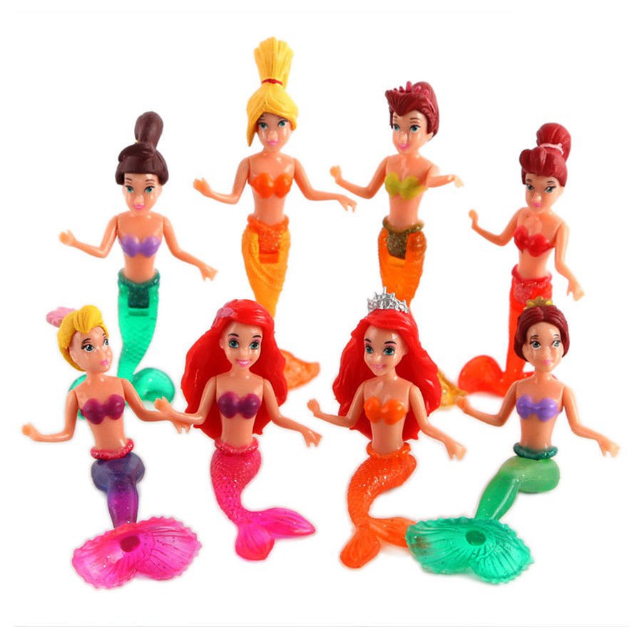 little mermaid toy set