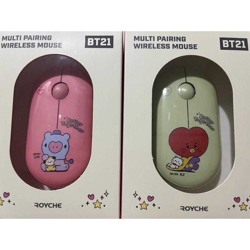 [READY STOCK] BTS BT21 MULTI PAIRING WIRELESS MOUSE Shopee Singapore