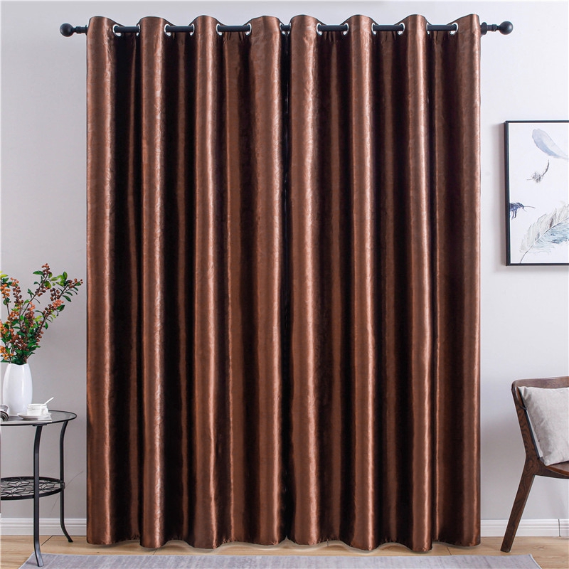 Topfinel Thin Shading Cloth With Cut, Black Faux Leather Curtain Panels Singapore