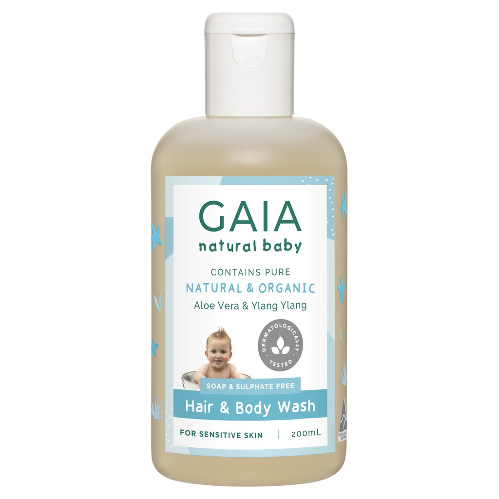 GAIA Hair & Body Wash 200ml Shopee Singapore