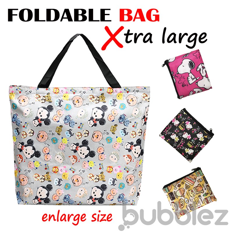 zipper shopping bag