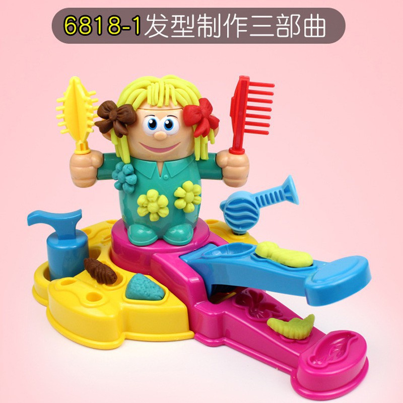 plasticine hair toy