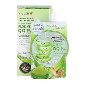 Aloe Vera 99 5 Aloe E Snail Bright Gel By Smooto Moisturizer Nourish Skin Acne50ml Shopee Singapore