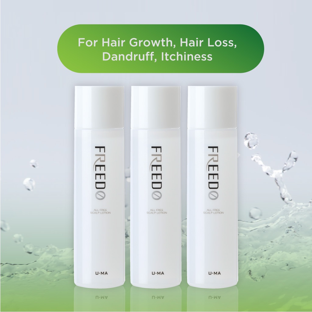 UMA FREEDO Horse oil hair tonic [hair growth Antihair loss alcohol