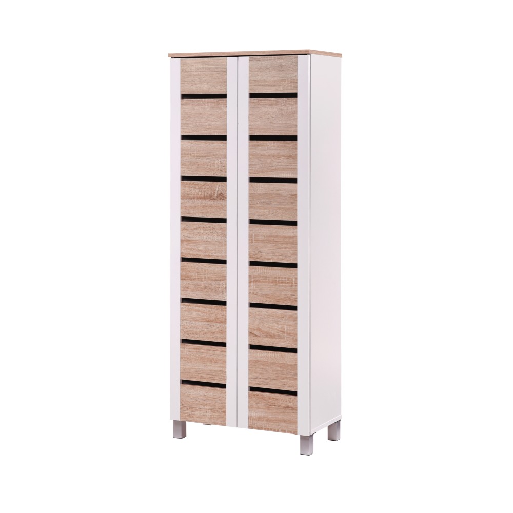 VHIVE Vegas High 60cm Shoe (Oak White Shoe Rack Storage