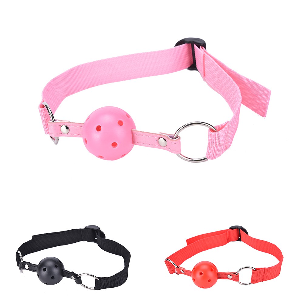 Exotic Accessories Sex Open Mouth Gag Harness Oral Fixation Nylon Band Ball Plug Adult Restraint Slave Bondage Toy Shopee Singapore