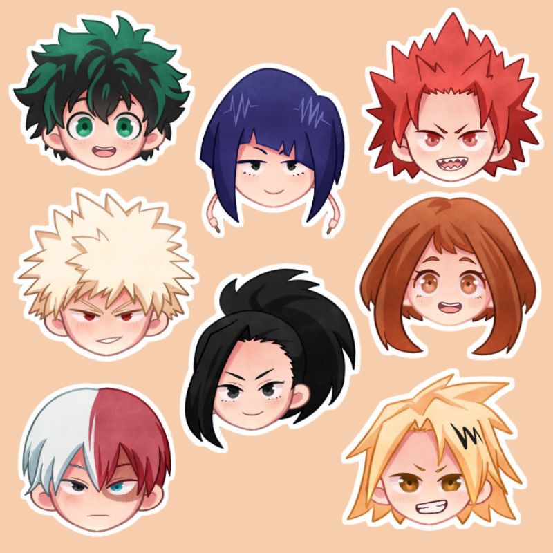 Anime Boku no hero Academia My hero Academia Sticker | Tumblr Sticker ...