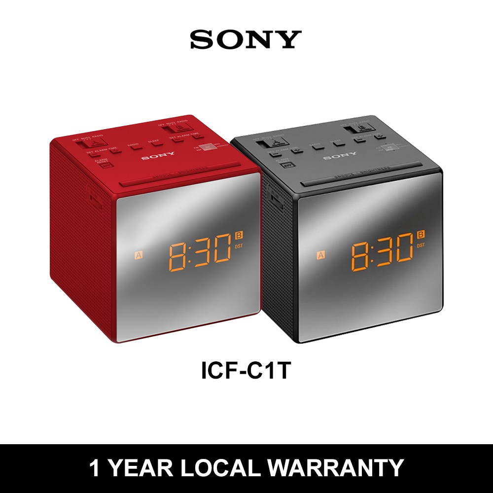 Sony Digital Clock Radio with Dual Alarm, AM/FM Analog Tuner Shopee