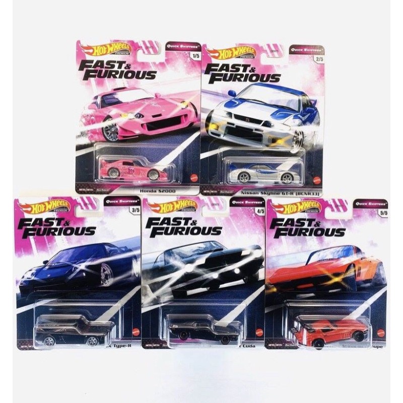 hot wheels premium fast and furious box set