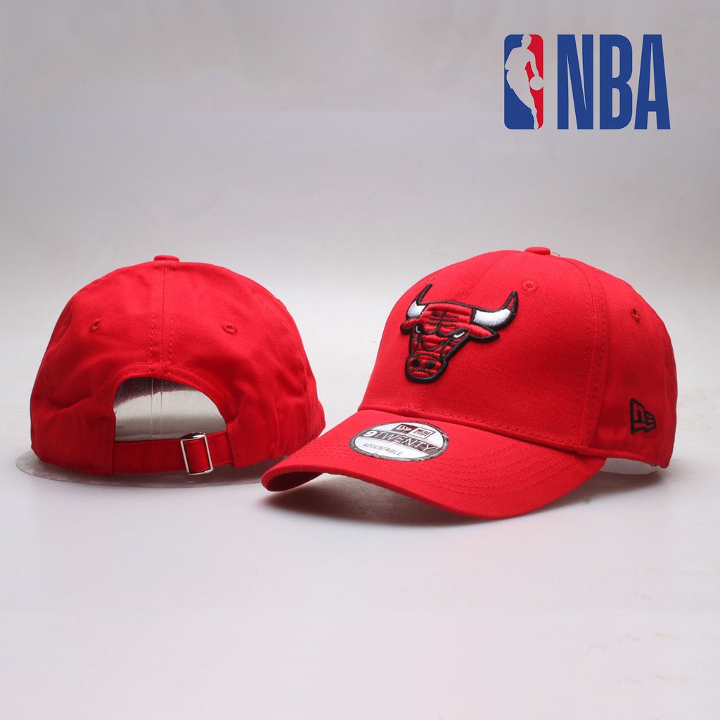 Chicago Bulls Red Nba 9twenty League Baseball Cap Old Hat Bent Hat Shopee Singapore - chicago bulls snapback roblox