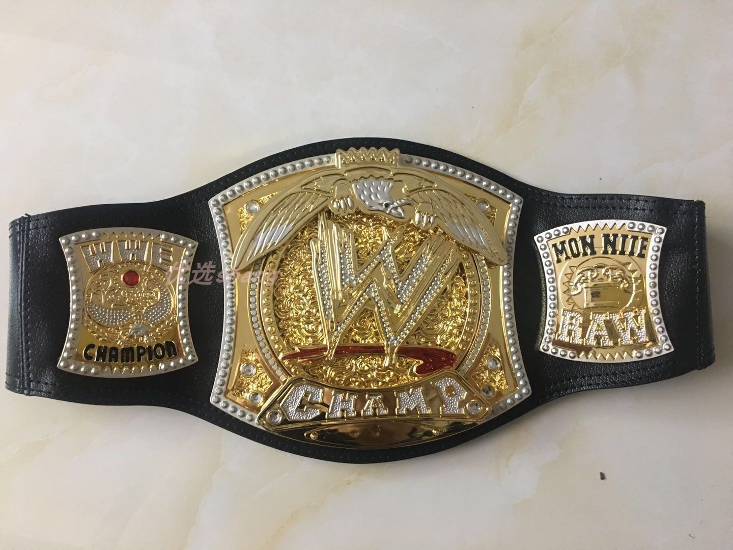 Wwe Wrestling Monday Nite Raw Championship Spinner Belt Shopee Singapore