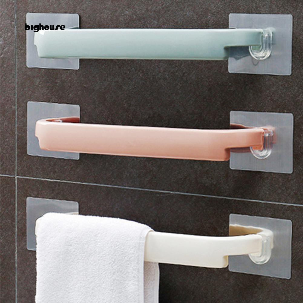 BIG_No Drilling Wall Mount Bathroom Kitchen Towel Shelf ...