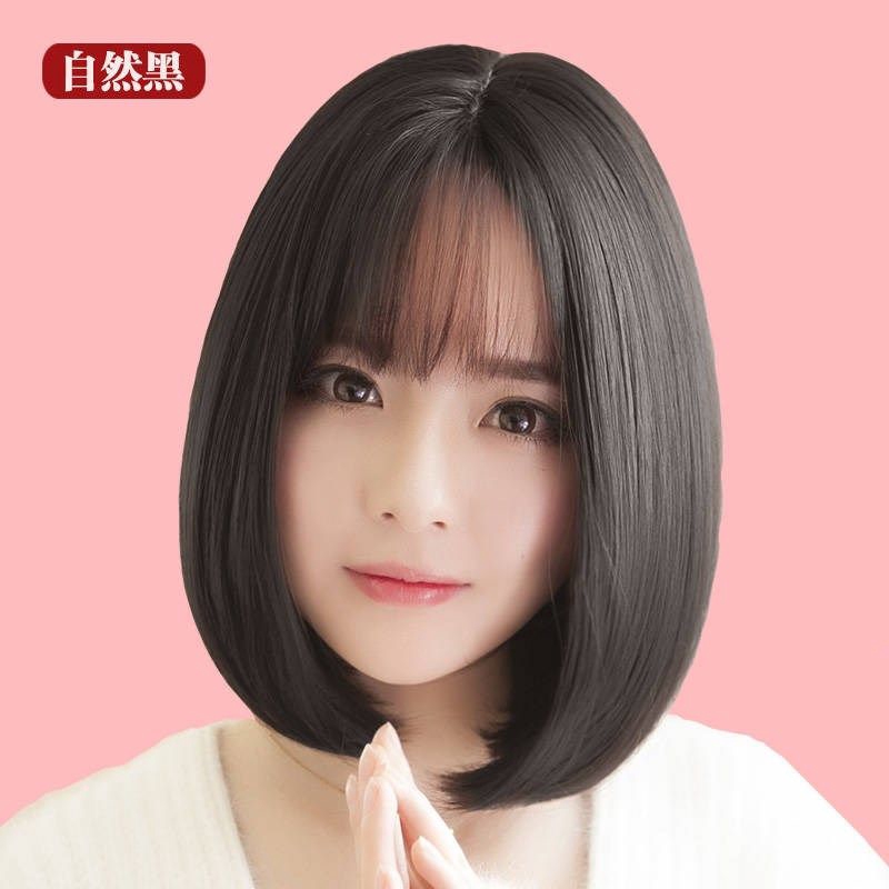 Hot Sale Wig Female Short Hair Air Liu Hai Bobo Head Girl Cute