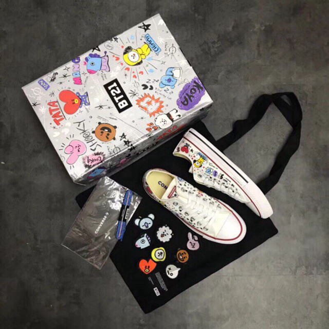 bts shoes converse