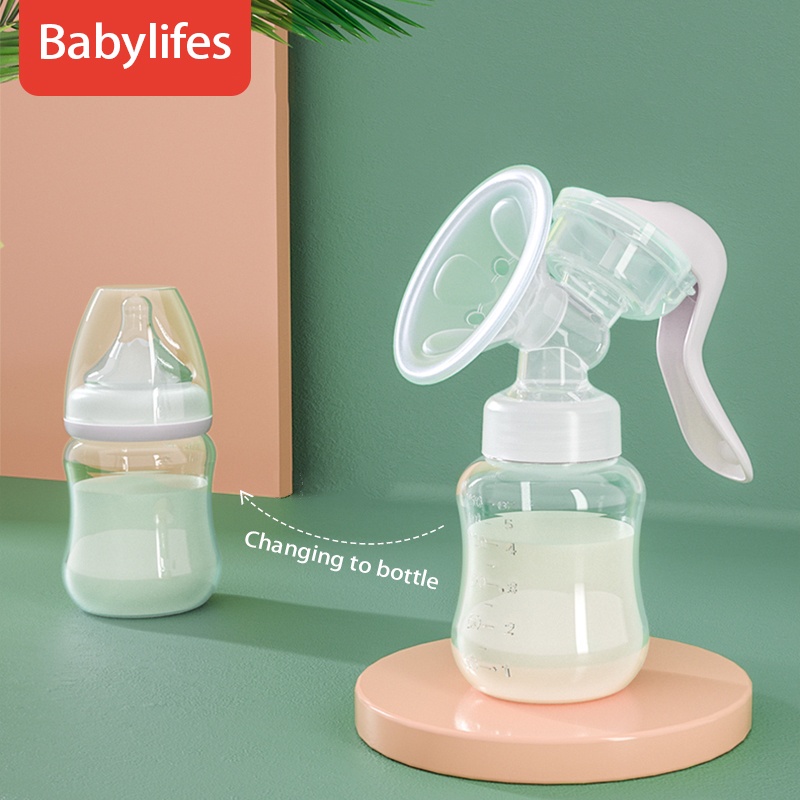 Ready Stok Manual Breast Pump Real Bubee Breast Milk Pump Susu