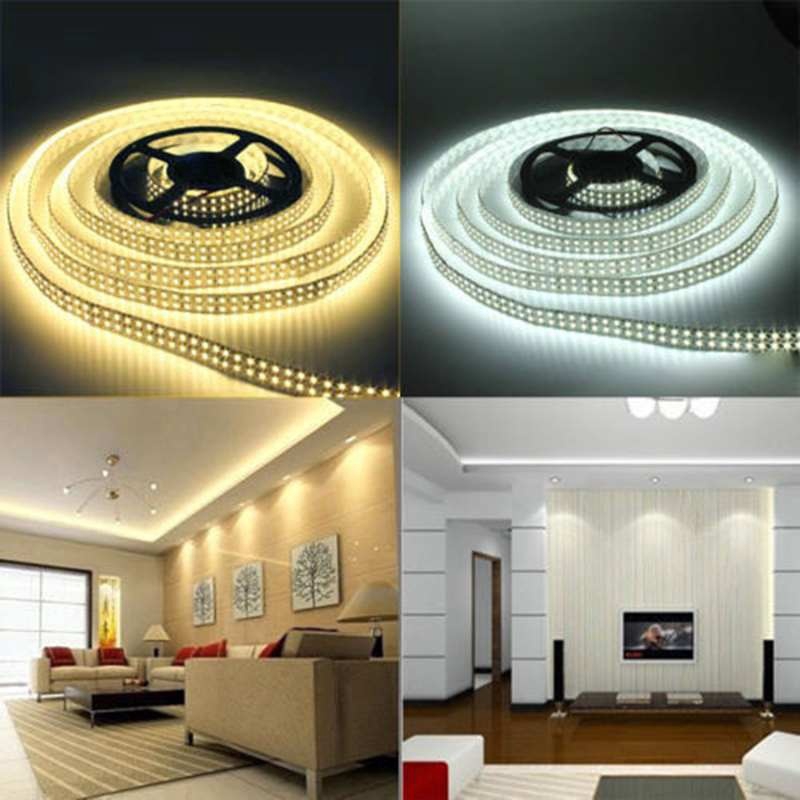 5m 3528 Smd 300led Flexible Light Strips Warm Cool White Led Lamp Dc 12v Singapore