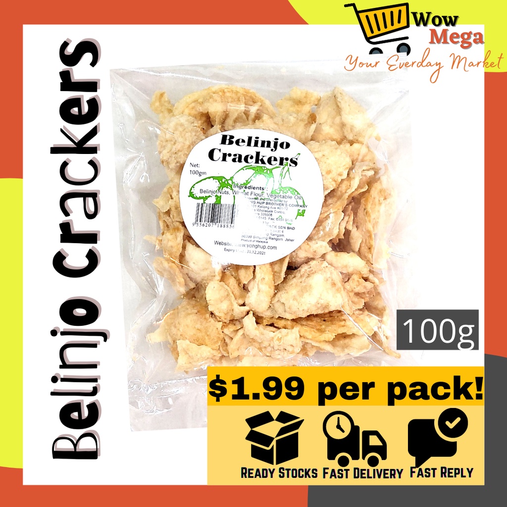 Belinjo Crackers 100g Shopee Singapore