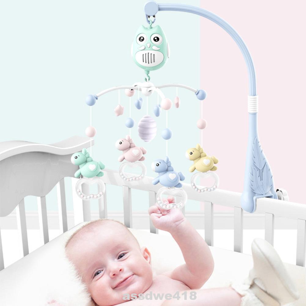 Baby Crib Funny Hanging Music Projection Safe Soothing Sleep Toy