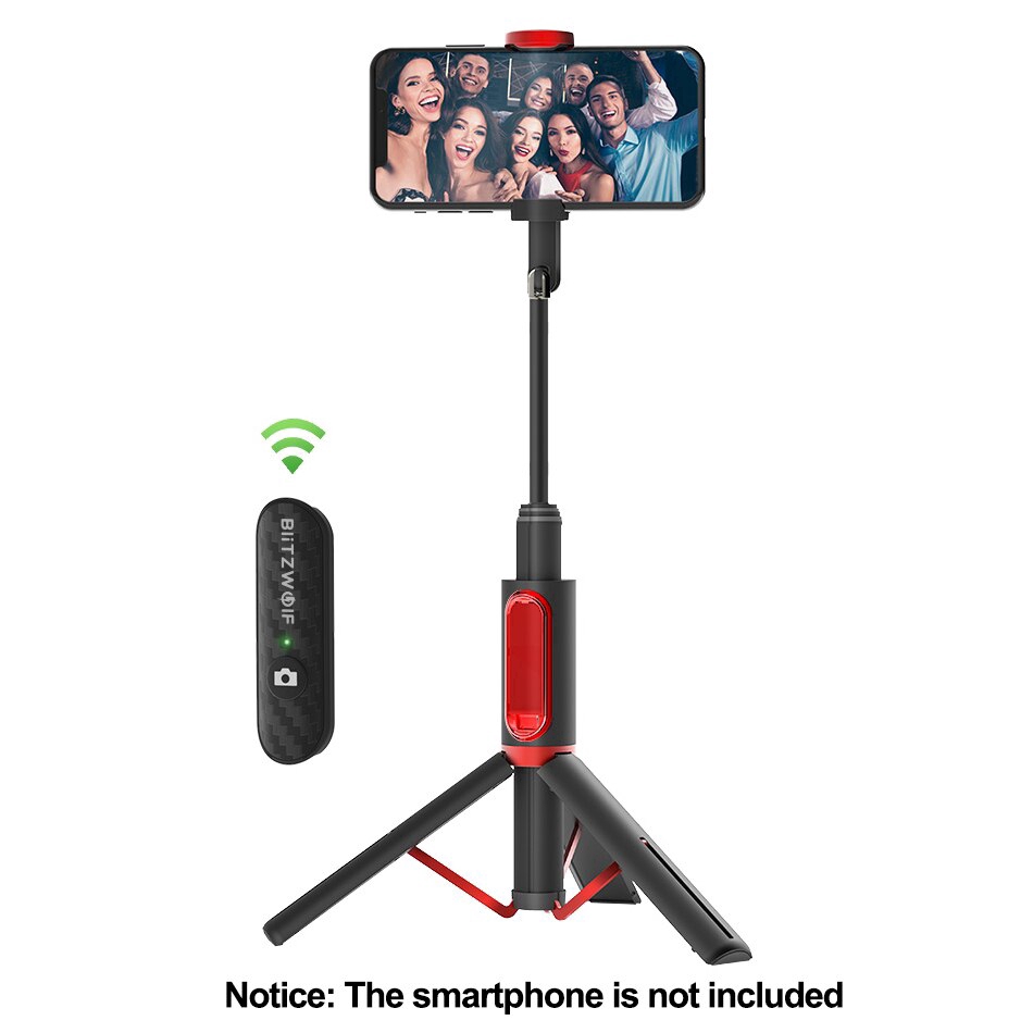 BlitzWolf BW-BS10 Portable bluetooth Selfie Stick with Tripod