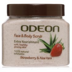 Odeon Face And Body Scrub Strawberry And Aloe Vera Natural Shopee Singapore