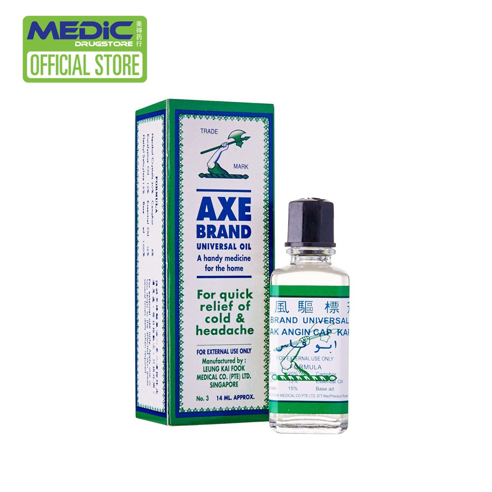 Axe Brand Medicated Oil No.3 14Ml By Medic Drugstore Shopee Singapore
