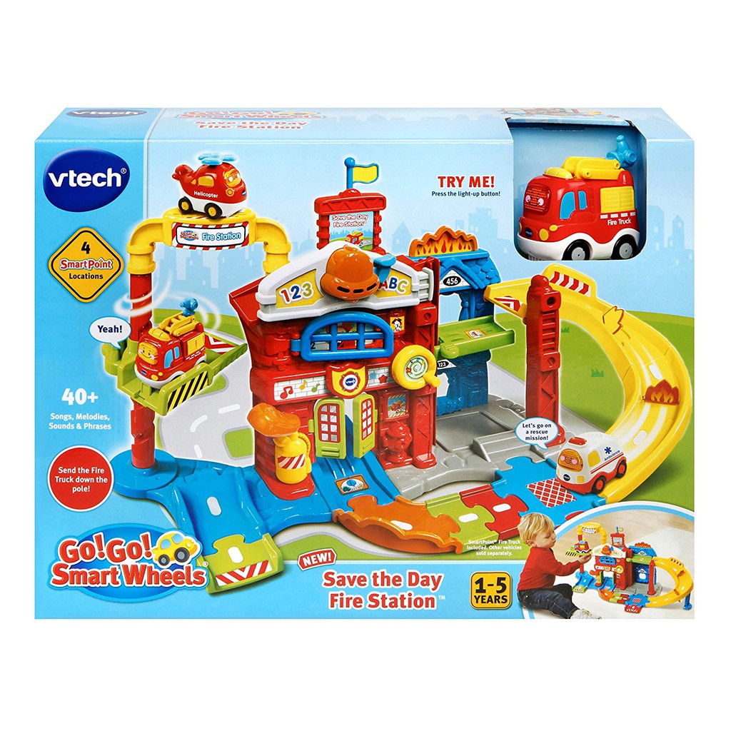 vtech fire station playset