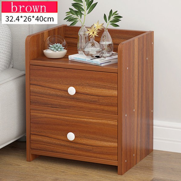 Simple Bedside Table Simple Modern Small Cabinet Bedside ...