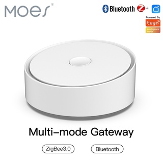MOES Smart Multi-mode Gateway ZigBee 3.0 WiFi Bluetooth Mesh Hub Work with Tuya Smart App Voice Control via Alexa Google Home