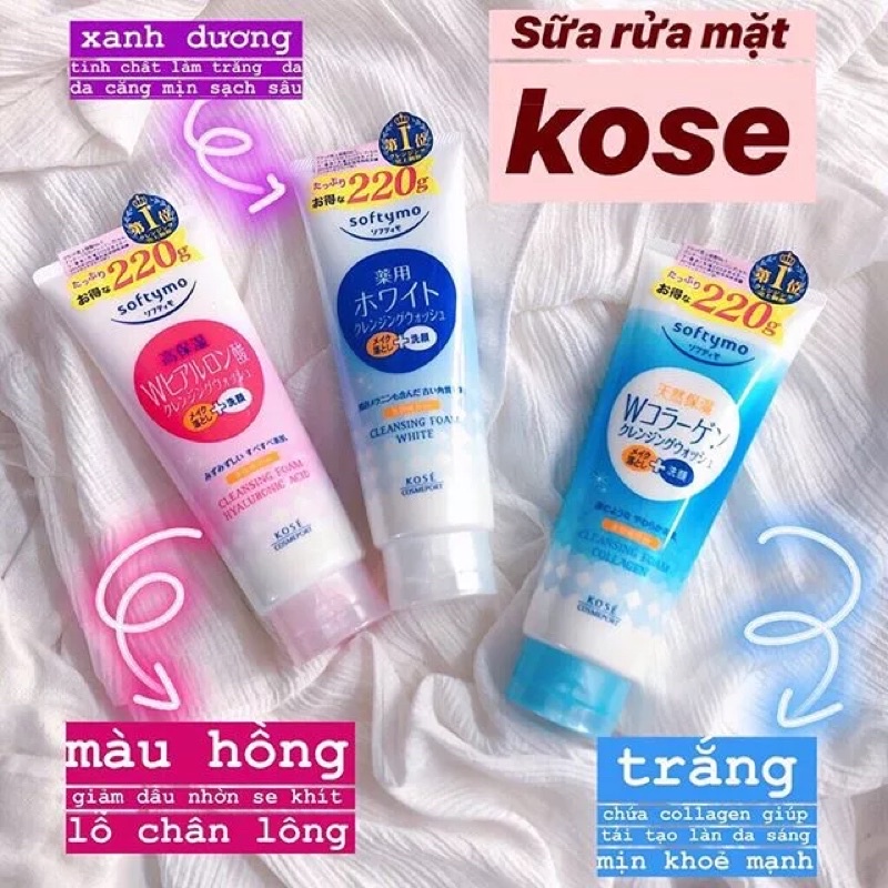 Softimo KOSE COLLAGEN Japanese Cleanser | Shopee Singapore