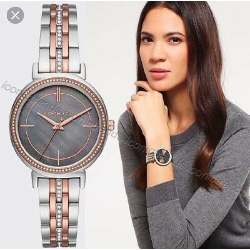 michael kors cinthia rose gold watch