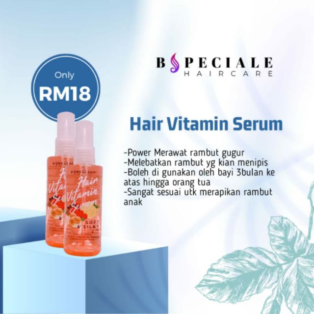 Borong Hair Vitamin Serum Bspeciale Original Best Hair Serum Shopee Singapore