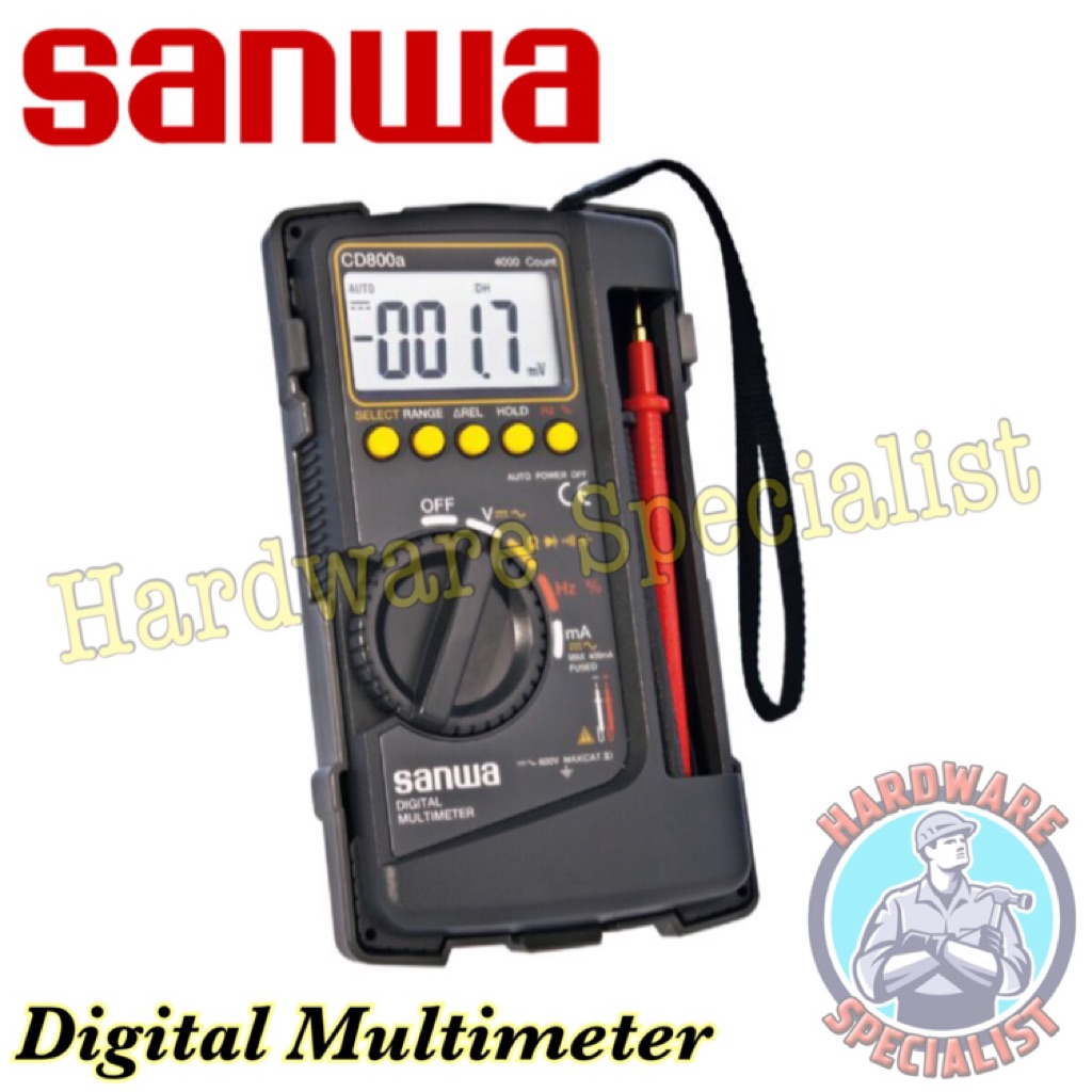 Digital Multimeter Cd800a Brand New Sanwa Shopee Singapore