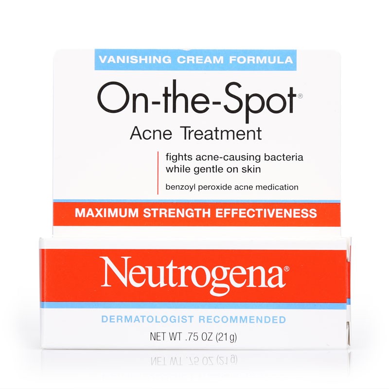 neutrogena acne cream on the spot