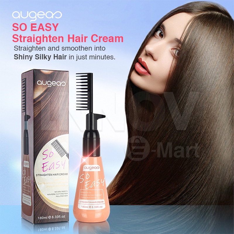 [🇸🇬Local Stocks] Augeas ”SO EASY” Hair Straightener | Smooth and Silky Hair in 20 Mins