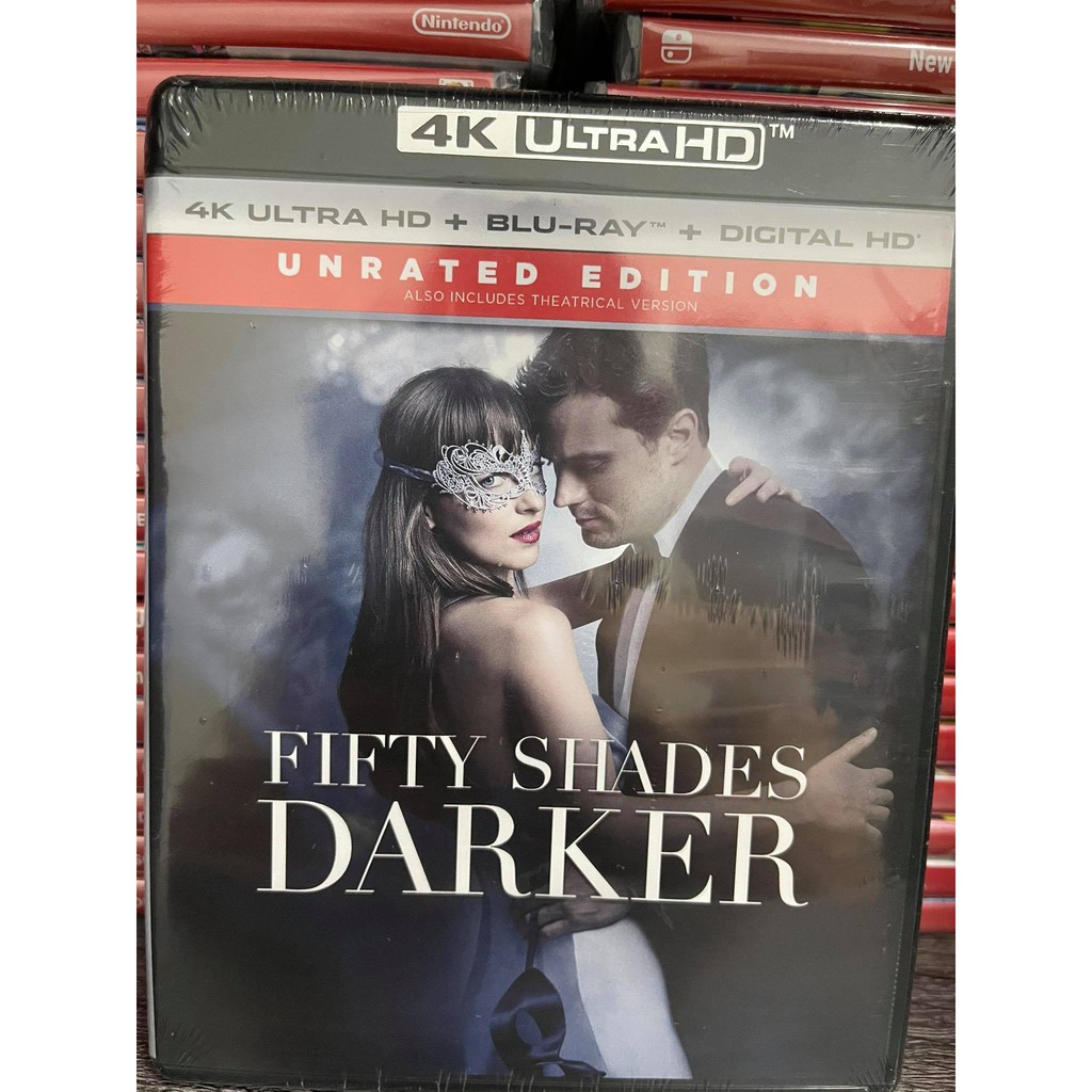 Original New 4k Uhd Bluray Movies Fifty Shades Darker Unrated Edition Shopee Singapore