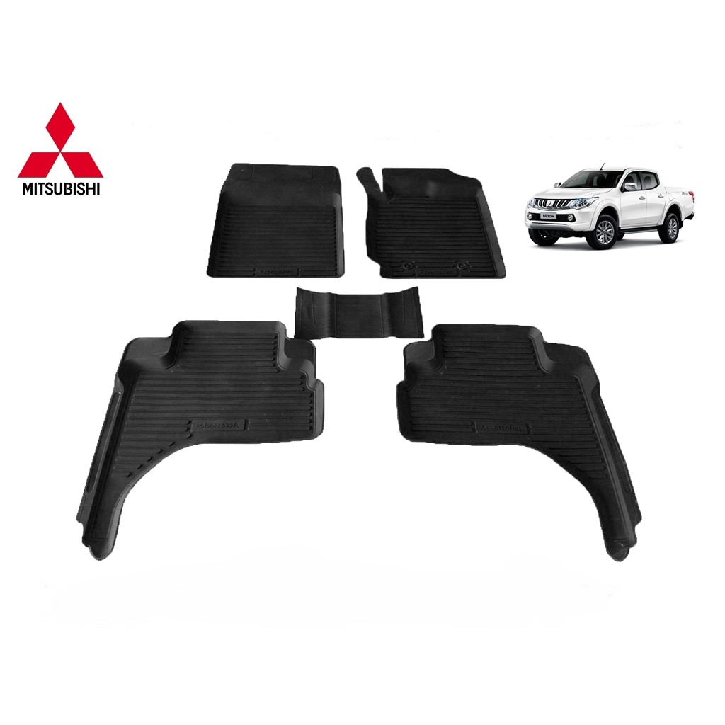 Mitsubishi Triton 2015 2019 Eva Rubber Car Mat Complete Set Shopee