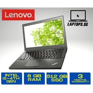 Refurbished UltraBook Lenovo ThinkPad X240 Intel i5-4th Gen/8GB Ram/128/256/512GB SSD/12.5inch HD Screen/Win10Pro/3 Mnth
