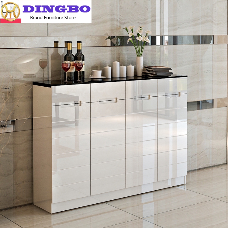 Dingbo Simple Shoe Cabinet Modern Sliding Door Large Capacity