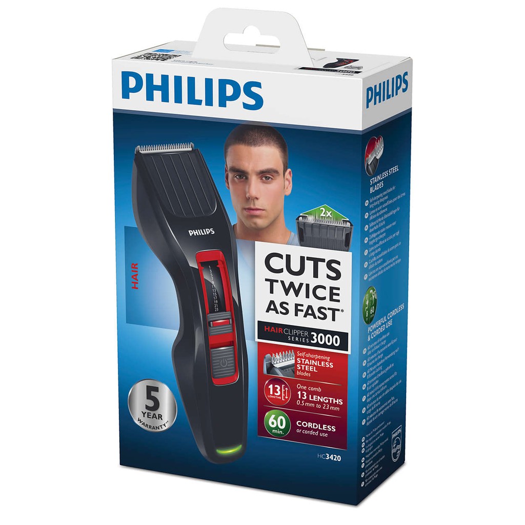 philips cordless hair clipper