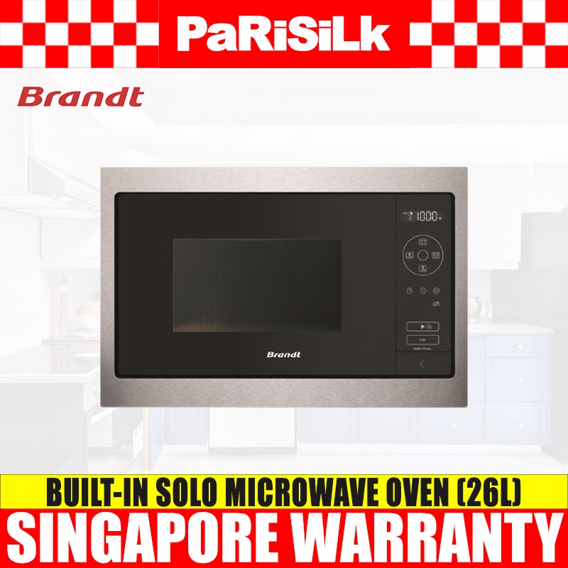 Brandt BMS7120X Builtin Solo Microwave Oven (26L) Shopee Singapore