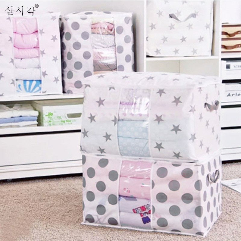 Non Woven Quilts Cabinets Storage Bags Moisture Proof Clothing