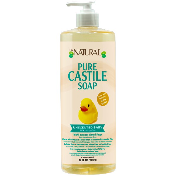 Dr Natural Baby Bath Soap, Mild Pure Castile Soap ...