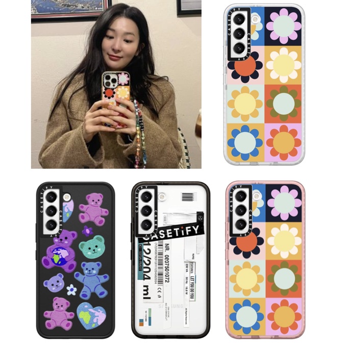 CASETiFY Korea / Galaxy S22 Series teddy earth casetify retro florals