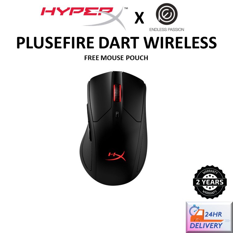 Hyperx Pulsefire Dart Wireless Rgb Gaming Mouse Shopee Singapore