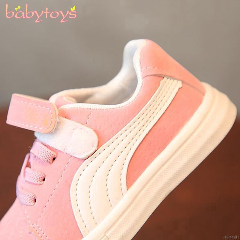 BABYL Ready Stock Toddler Baby Colors Infant Baby Kids Boy Girl Sneakers Soft Sole Non-slip
