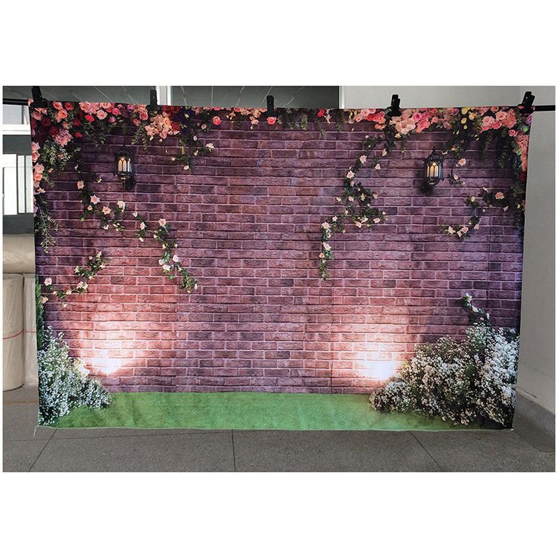 Photography 7x5ft Spring Backdrop Backdrops Wall Flowers Background ...