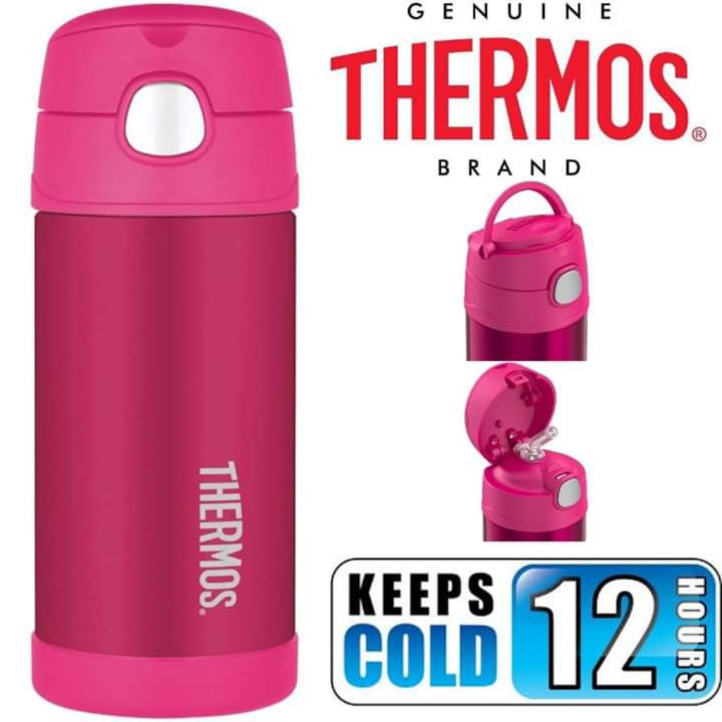 thermos funtainer 16 oz pink