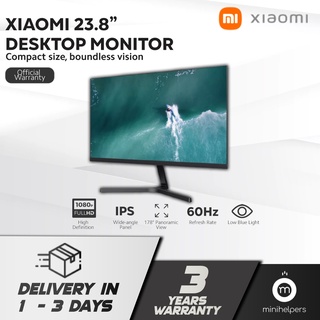 【3 YEARS OFFICIAL WARRANTY】 Xiaomi Monitor 23.8-inch 1C Desktop Monitor | 1080P HD | IPS Wide-Angle Panel